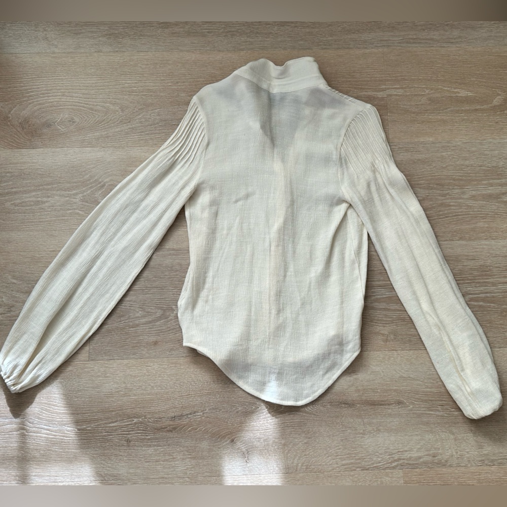 Express Cream Button Down Shirt - image 4